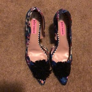 Multi Color Betsey Johnson Pumps